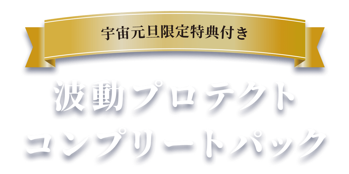 期間限定特典付き 波動プロテクトコンプリートパック
